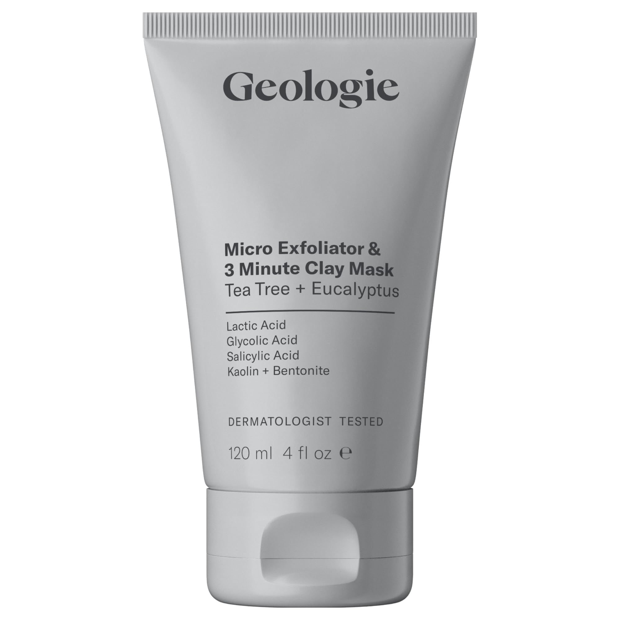 Geologie micro exfoliant et masque argile 3-en-1 – purifie les pores