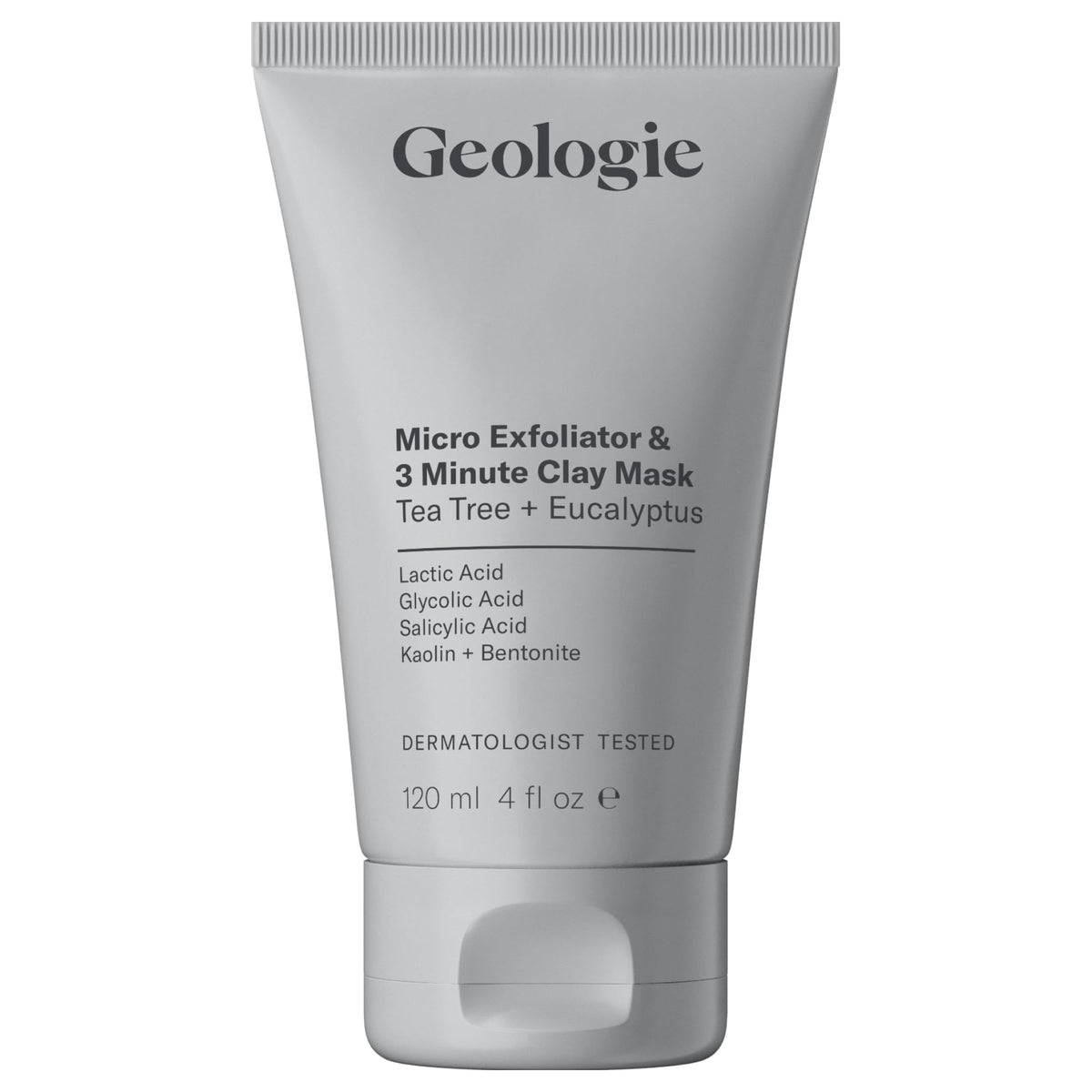 Geologie micro exfoliant et masque argile 3-en-1 – purifie les pores