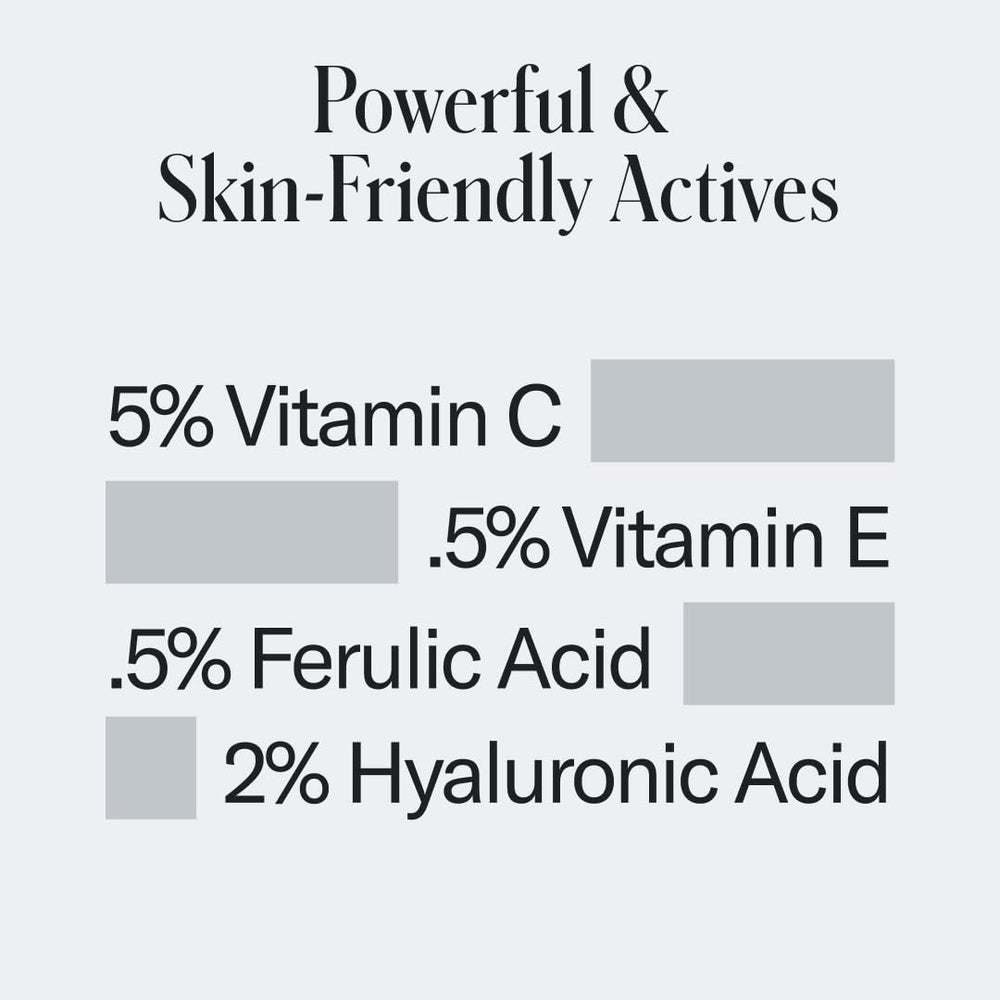 Geologie Sérum Vitamine C+E Ferulic, étiquette claire; conseils d'utilisation pour le teint.