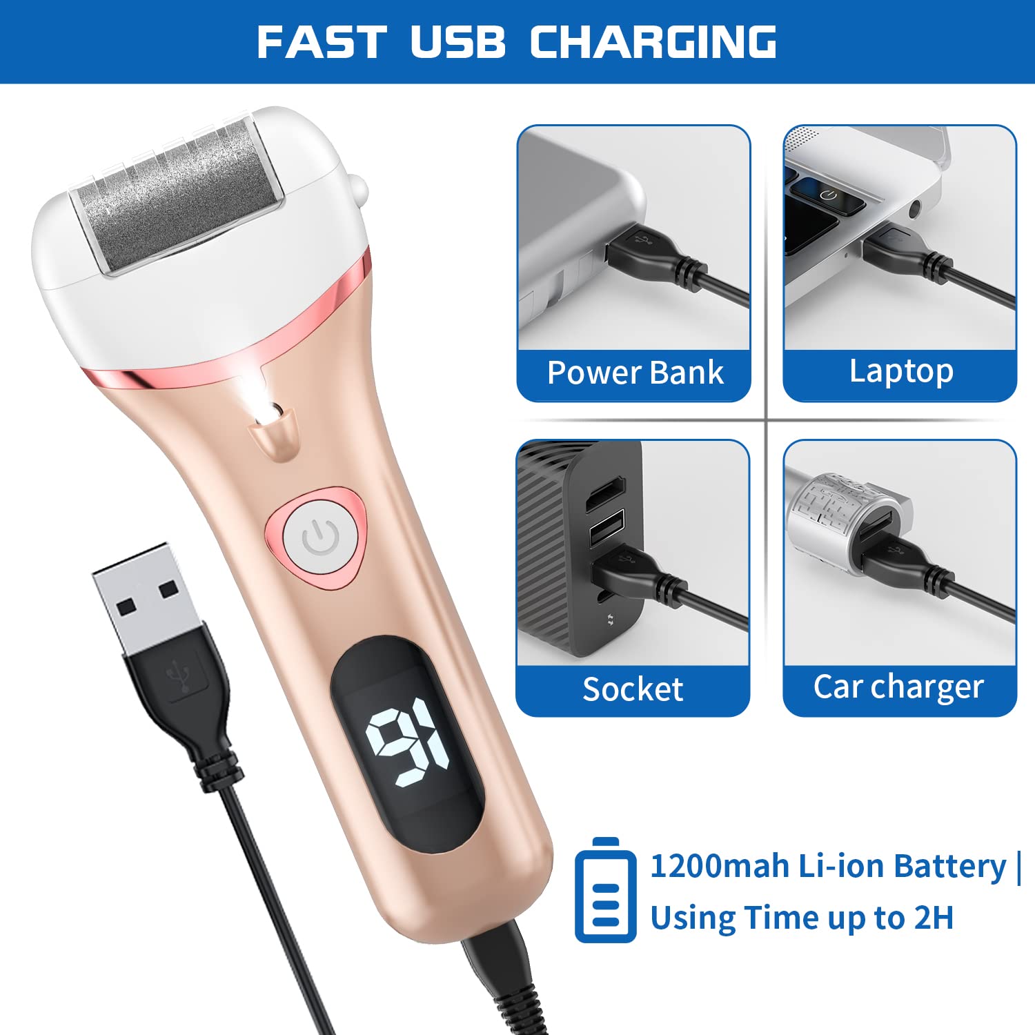 Geopu ecran-batterie-lcd, indicateur clair pour suivre l'autonomie pendant l'usage.