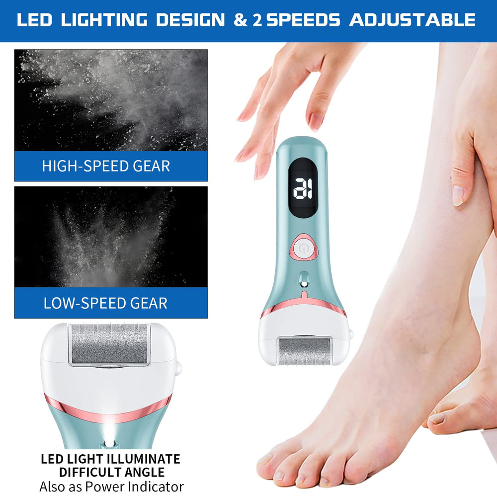 Geopu Pied Électrique – Rouleau moyen pour l'entretien régulier des pieds