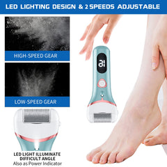 Geopu Pied Électrique – Rouleau moyen pour l'entretien régulier des pieds