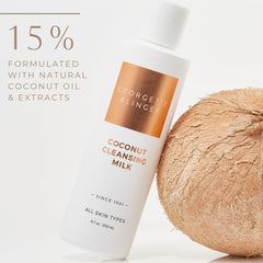 Georgette Klinger Lait Nettoyant Coco – parfum coco frais, sensation apaisante après le lavage.