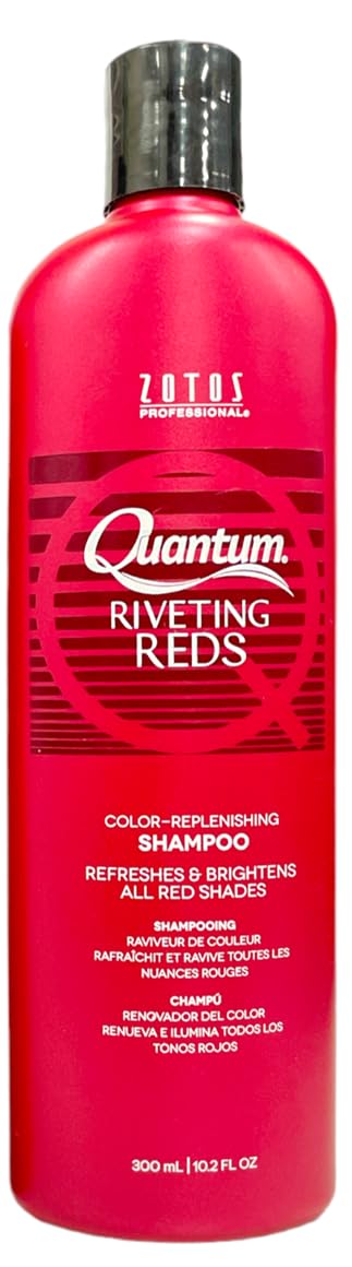 Georgie Riveting Reds Shampoing : bouteille élégante, protection des nuances rouges au quotidien.
