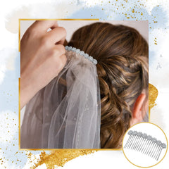 Geosar accessoire cheveux pour dîner ou fête, effet scintillant