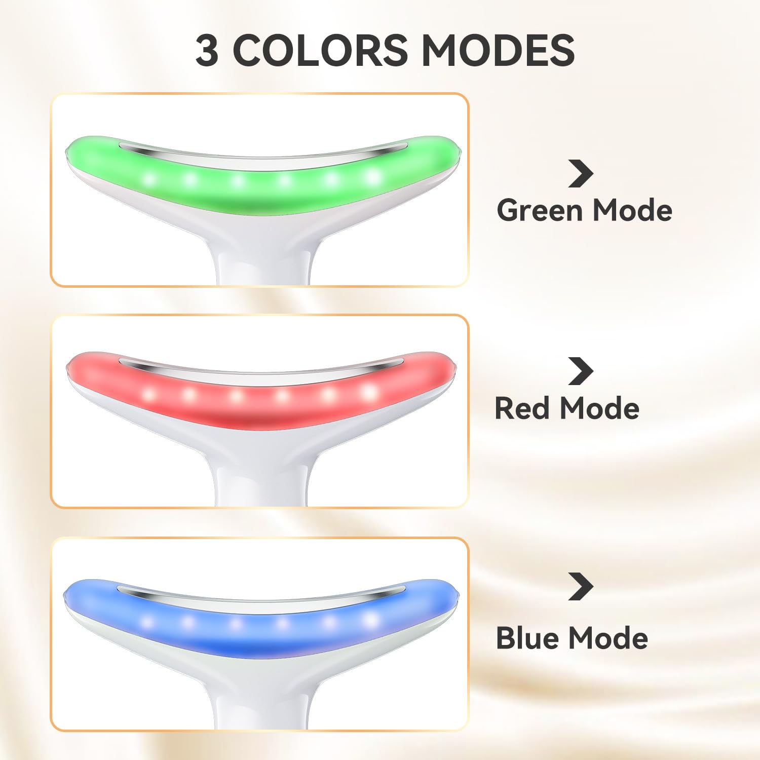 Gequip design ergonomique pour un massage facial confortable.