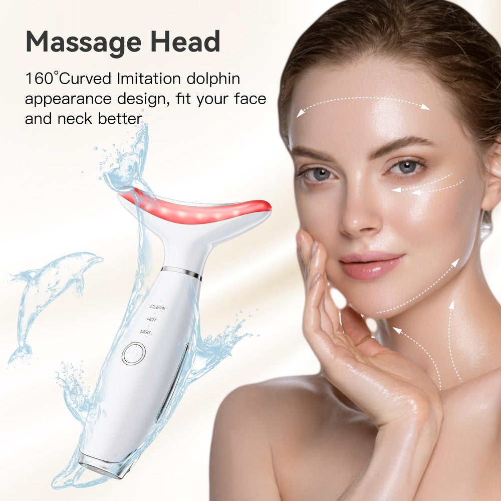 Gequip massage visage mode 3 options pour détendre le cou.