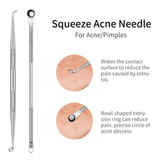 GERY aiguilles en inox antiallergiques adaptées à tous les types de peau.