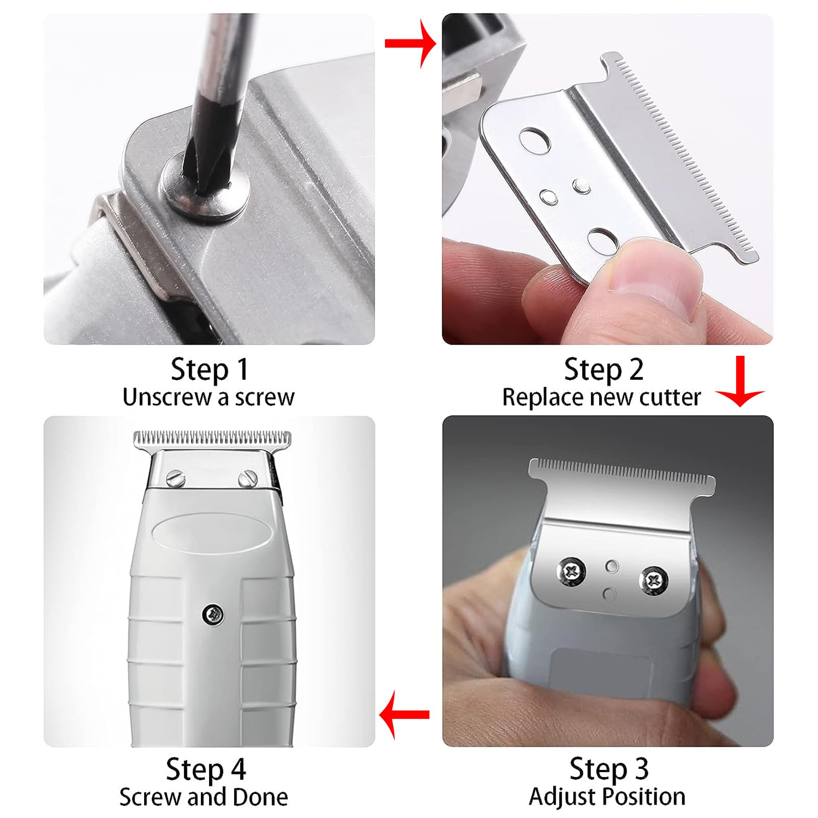 GERILKAI emballage lames-t ensemble pour remplacement rapide