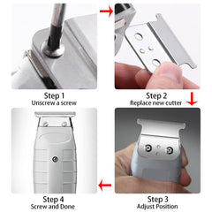 GERILKAI emballage lames-t ensemble pour remplacement rapide