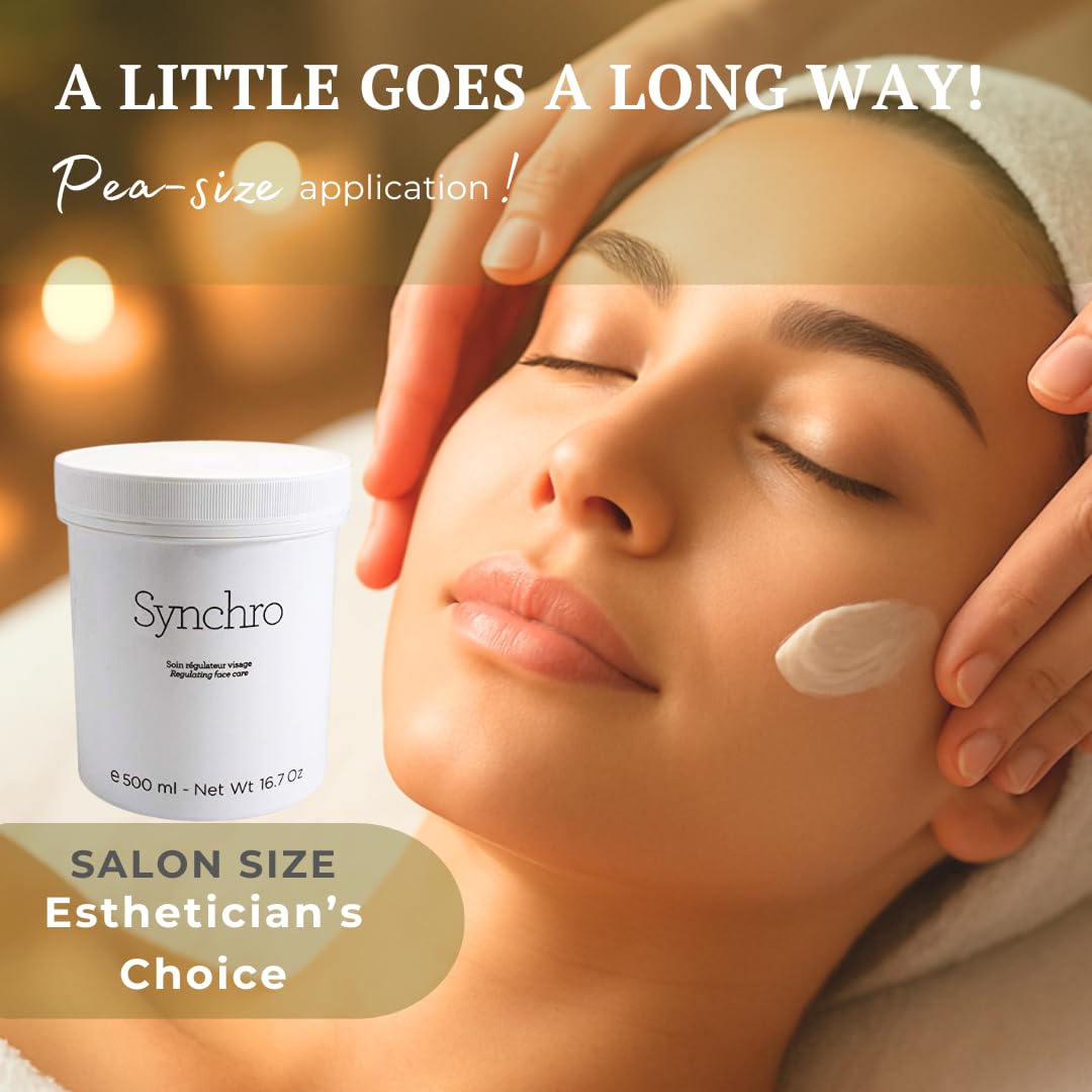 Texture enveloppante de Gernetic Synchro Crème Régulatrice pour peau nourrie.