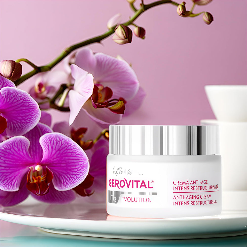 Éclat et jeunesse retrouvés grâce à la crème nuit Gerovital H3 Evolution