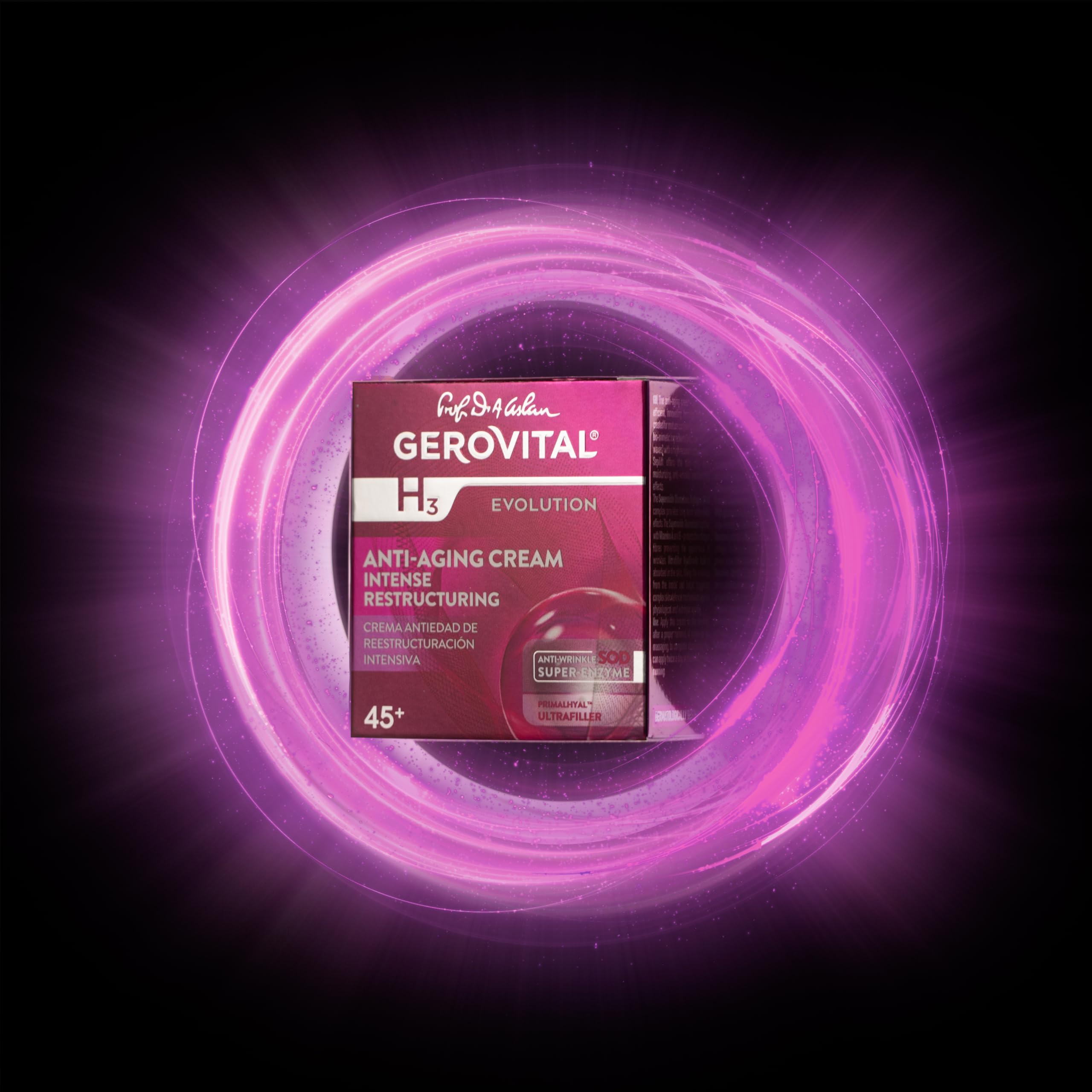 Routine nocturne avec Gerovital H3 Evolution favorisant régénération et douceur