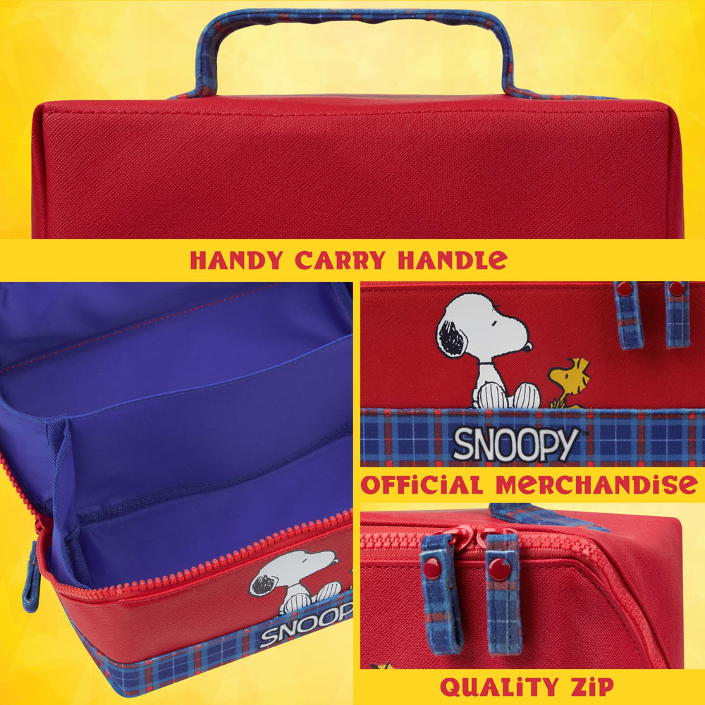 Pochette soin Get Trend Snoopy rouge, idéale pour les soins quotidiens.