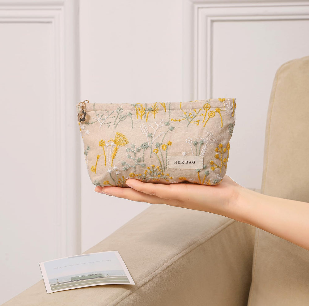 getgto etui-cosmetique durable-broderie: qualité et détail faits main