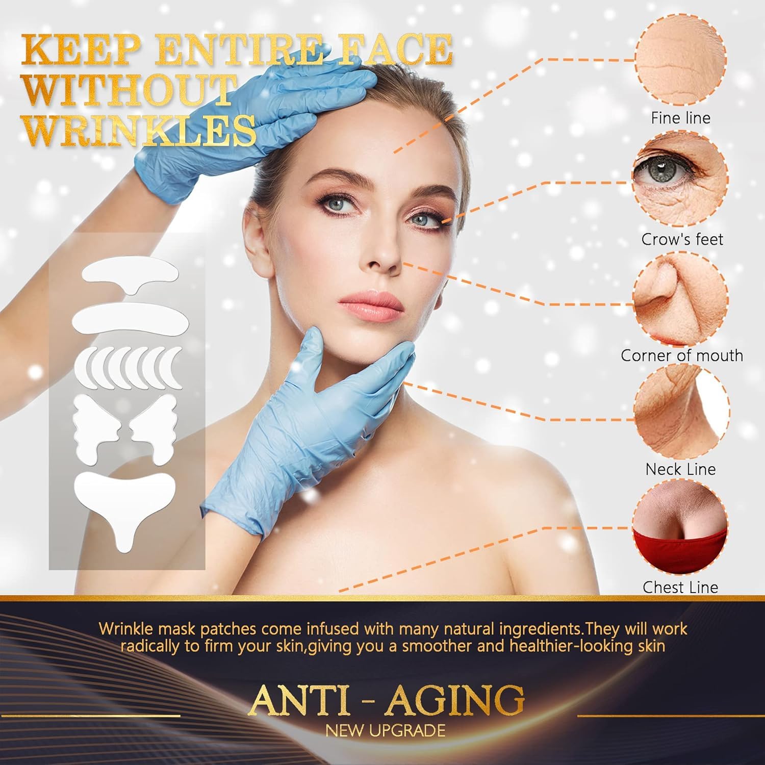 Patchs GETPUNA pour le visage, surface douce et confortable