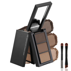 GEUUFEA kit sourcils 3 couleurs pour un look naturel et durable