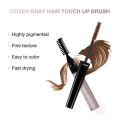 GEUUFEA Mascara cheveux gris à séchage rapide pour un fini léger.
