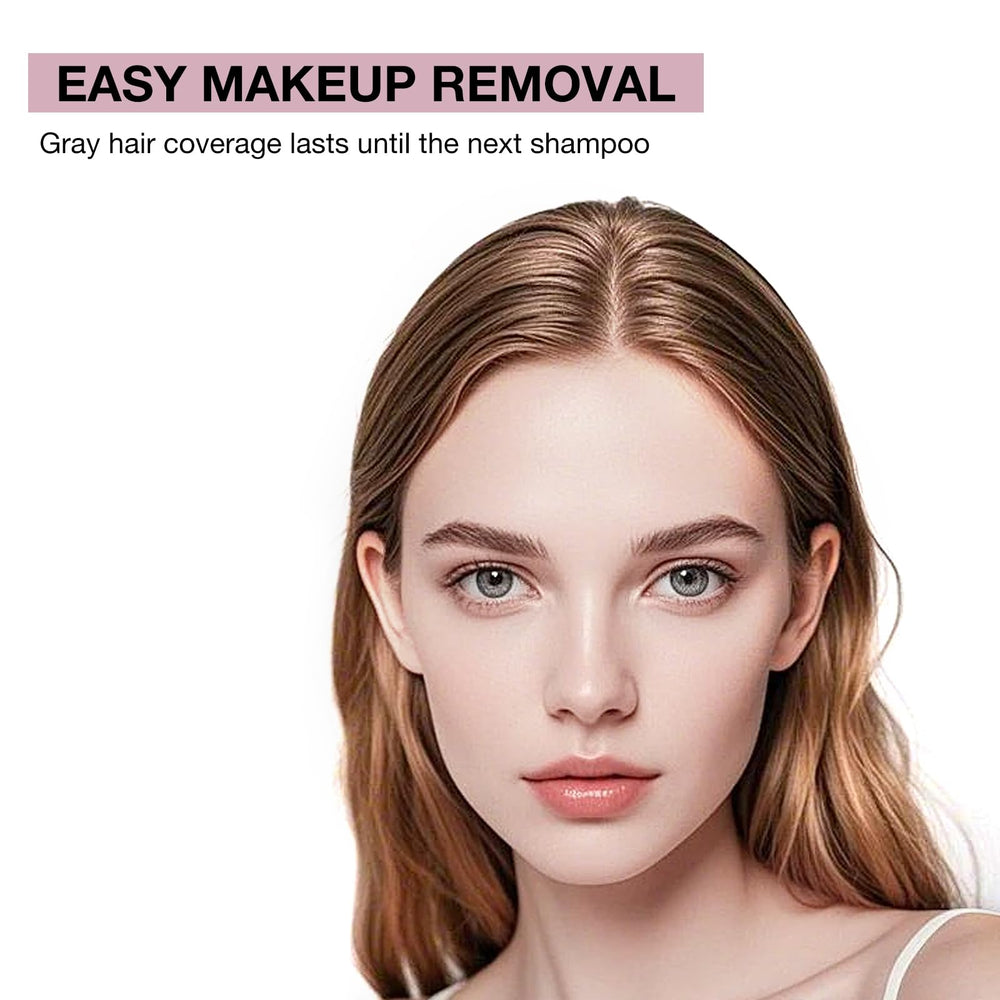 GEUUFEA Mascara cheveux gris pratique pour les zones de repousse et retouches discrètes.