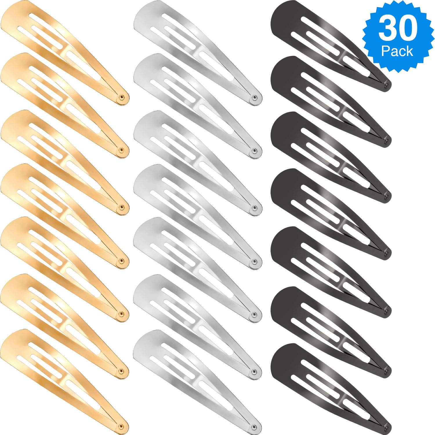 Geyoga barrette métallique, ouverture et mécanisme simples pour un usage polyvalent.