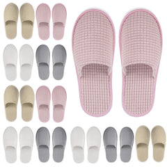 Geyoga chaussons invités, emballage individuel pour voyager sans mélanger les paires