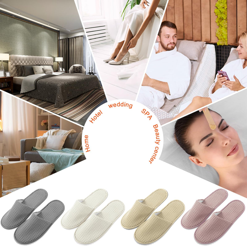 Geyoga chaussons invités, transport pratique dans un sac