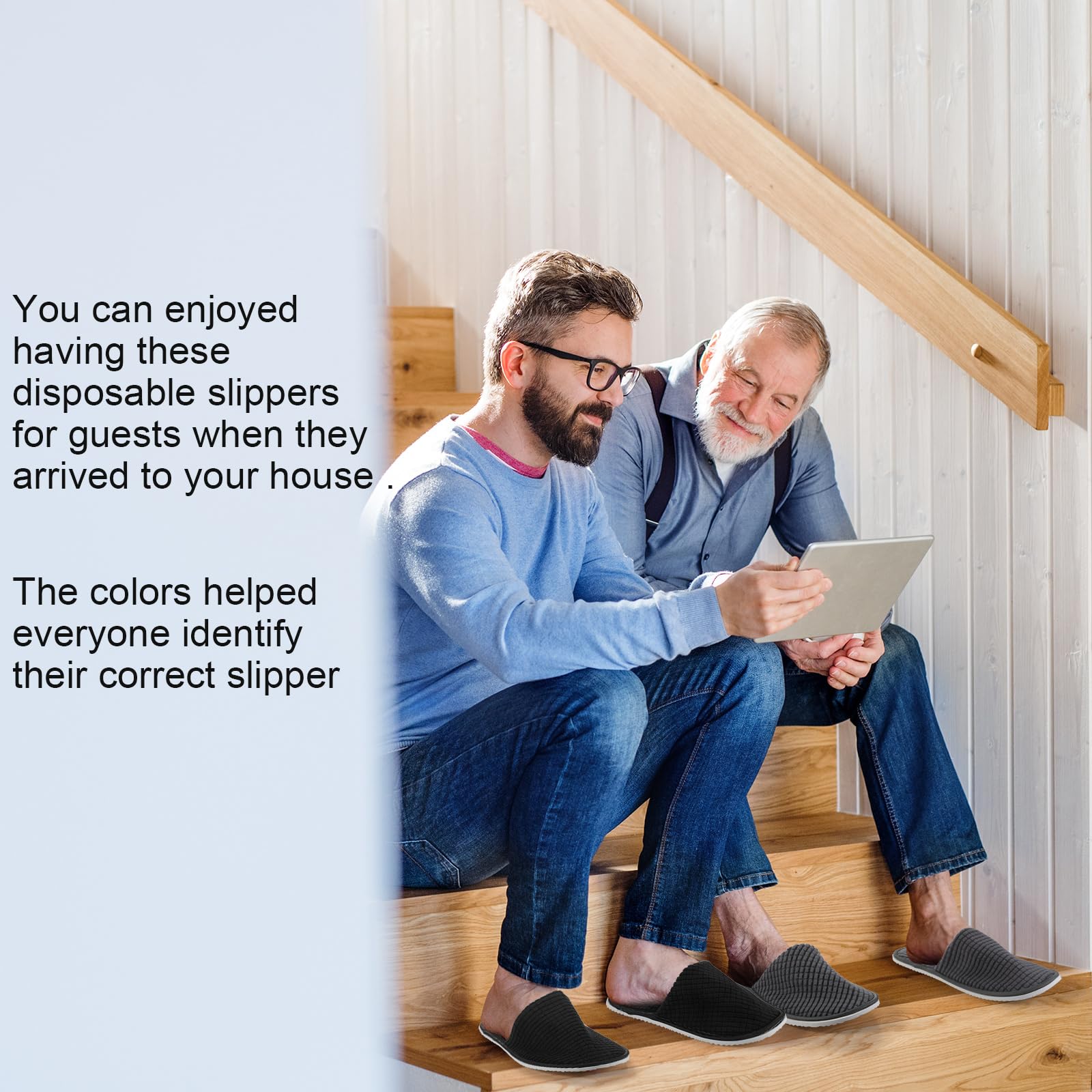 Chaussons Geyoga emballage individuel, pratique pour voyage