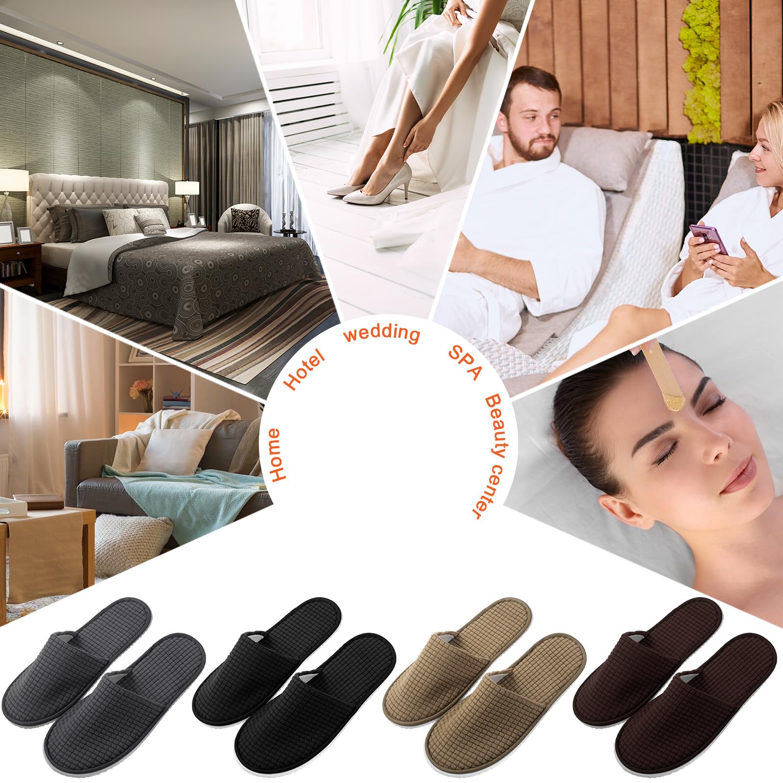 Chaussons Geyoga adaptés aux hôtels, salons et spas