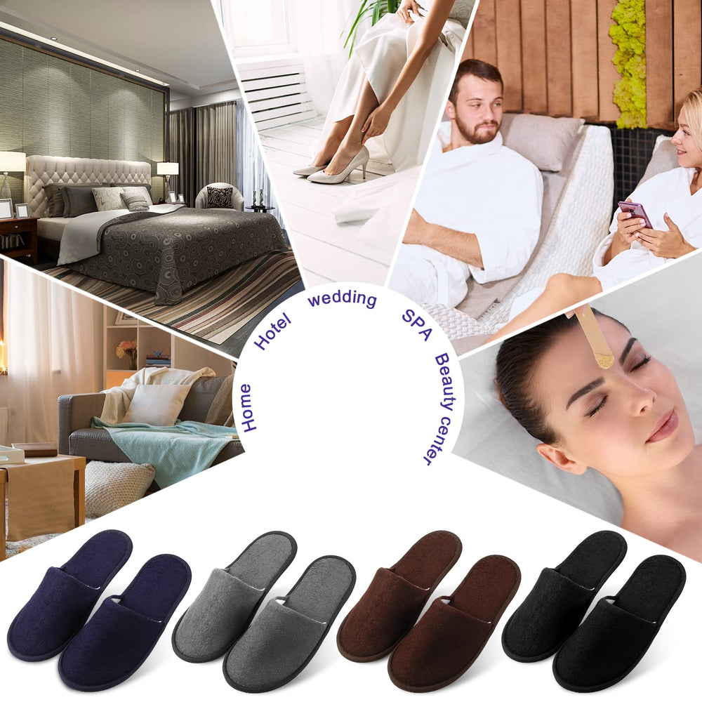 Geyoga chaussons voyage, emballage compact et transport facile