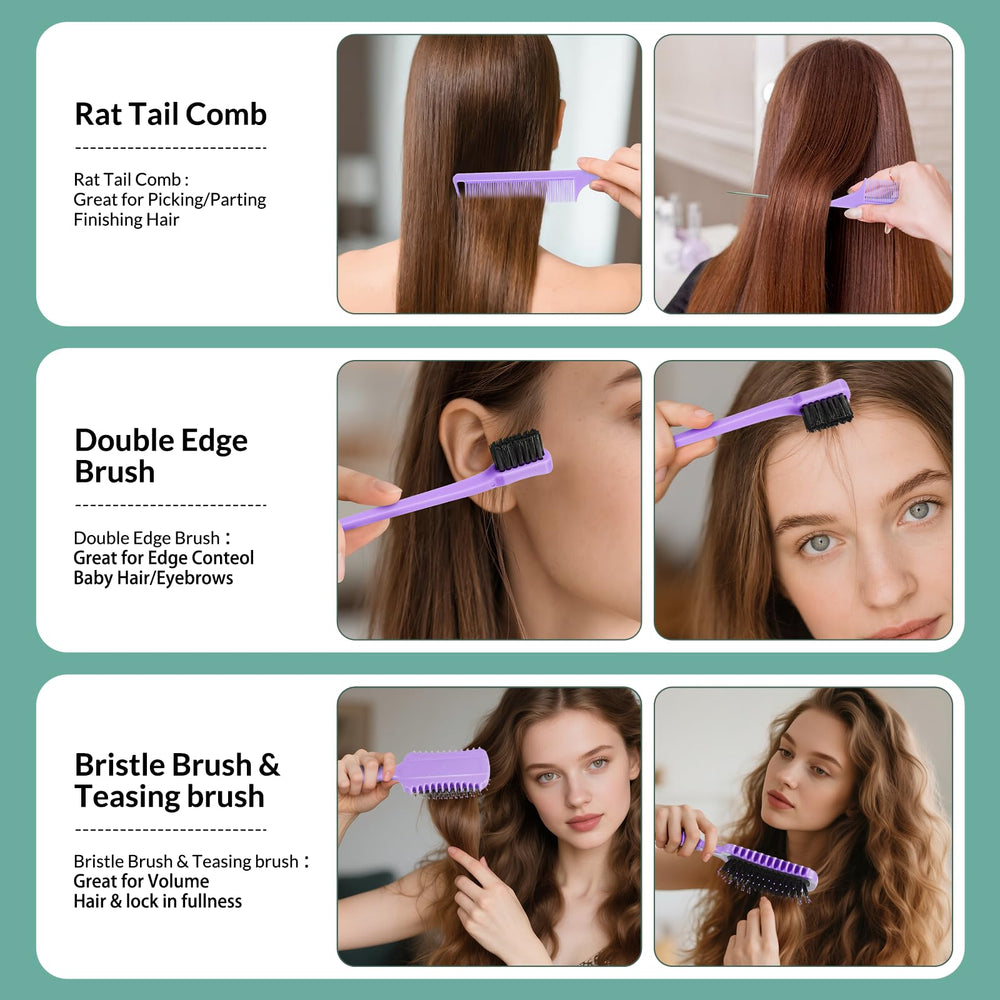 Brosse GFDCK compacte idéale pour rééquilibrer les boucles en voyage