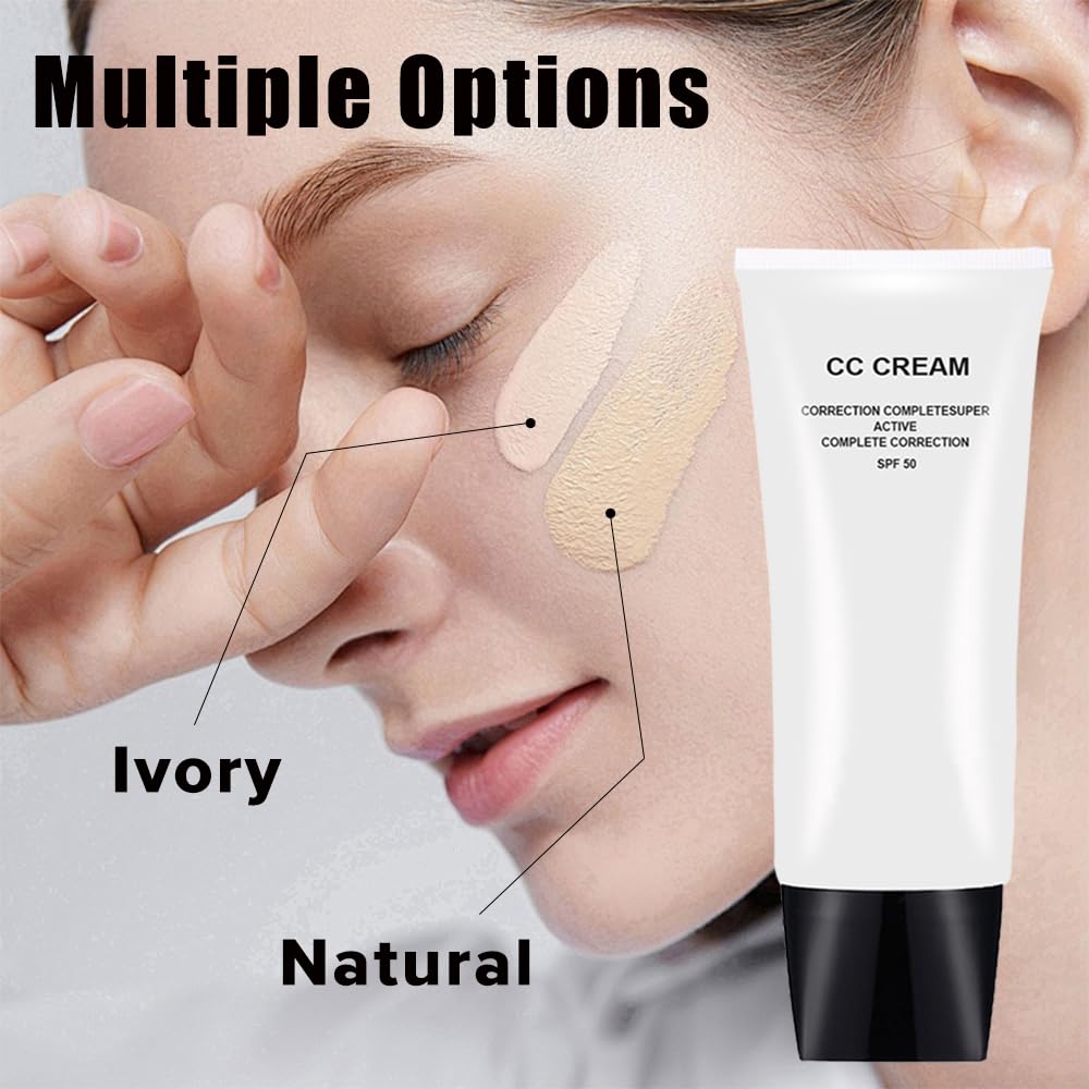 GHFCZOO CC Cream application douce sur peau mature