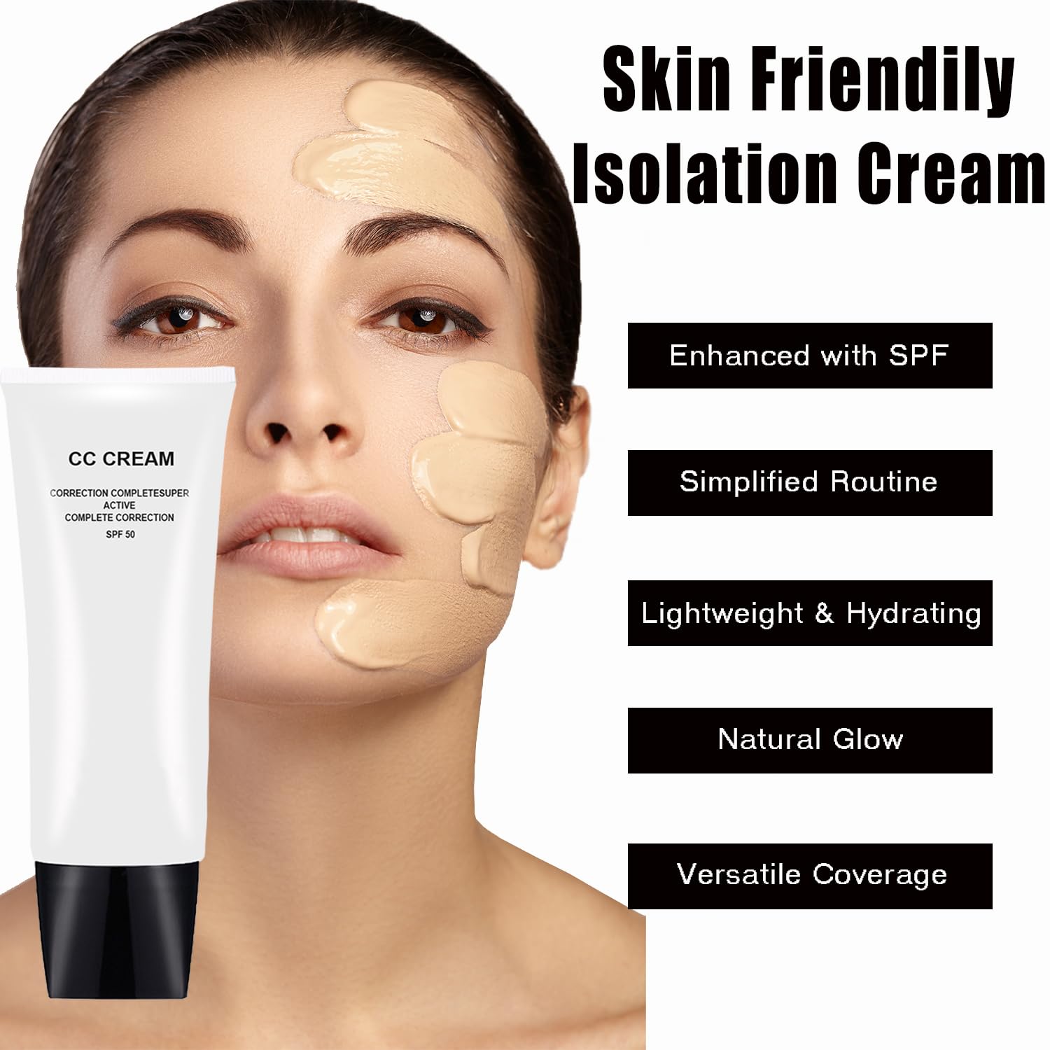 GHFCZOO CC Cream hydratation quotidienne pour peau douce