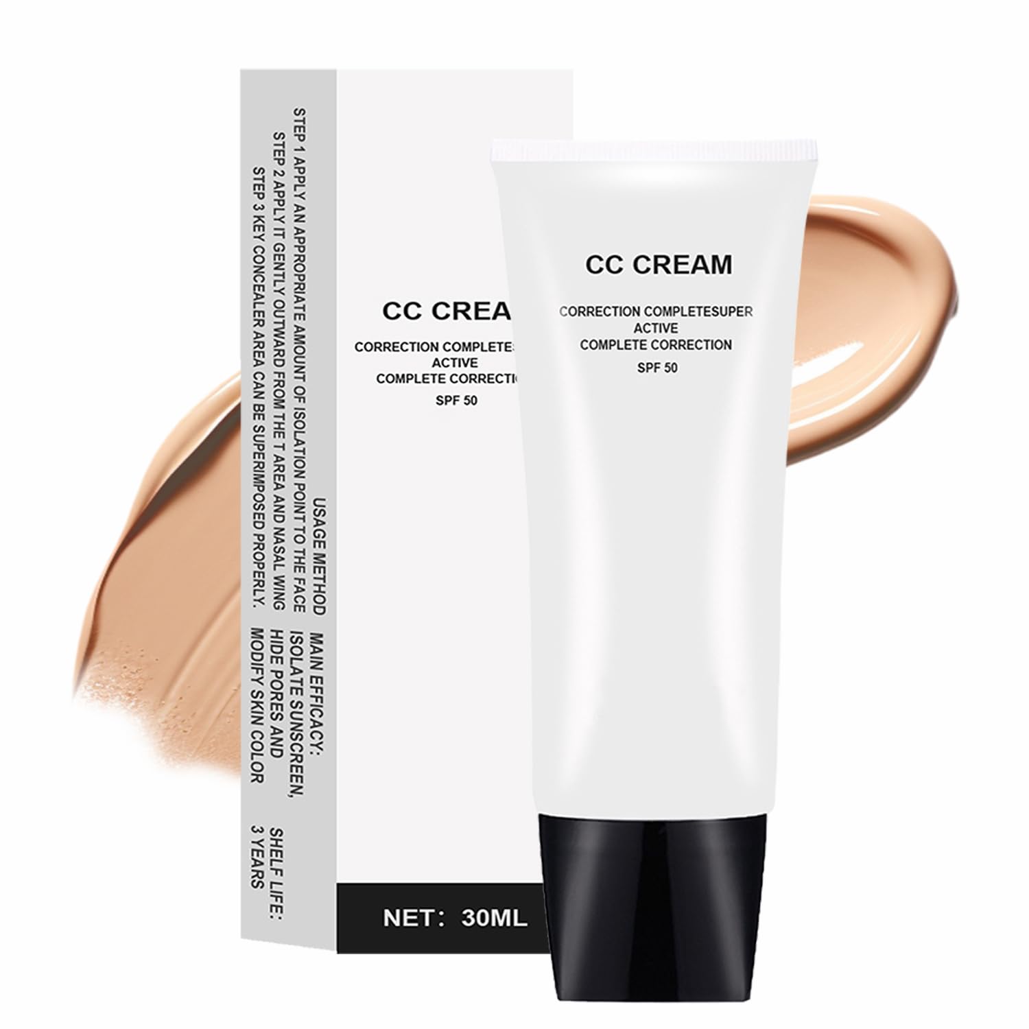 GHFCZOO CC Cream teinte maturee pour un teint uniforme et naturel