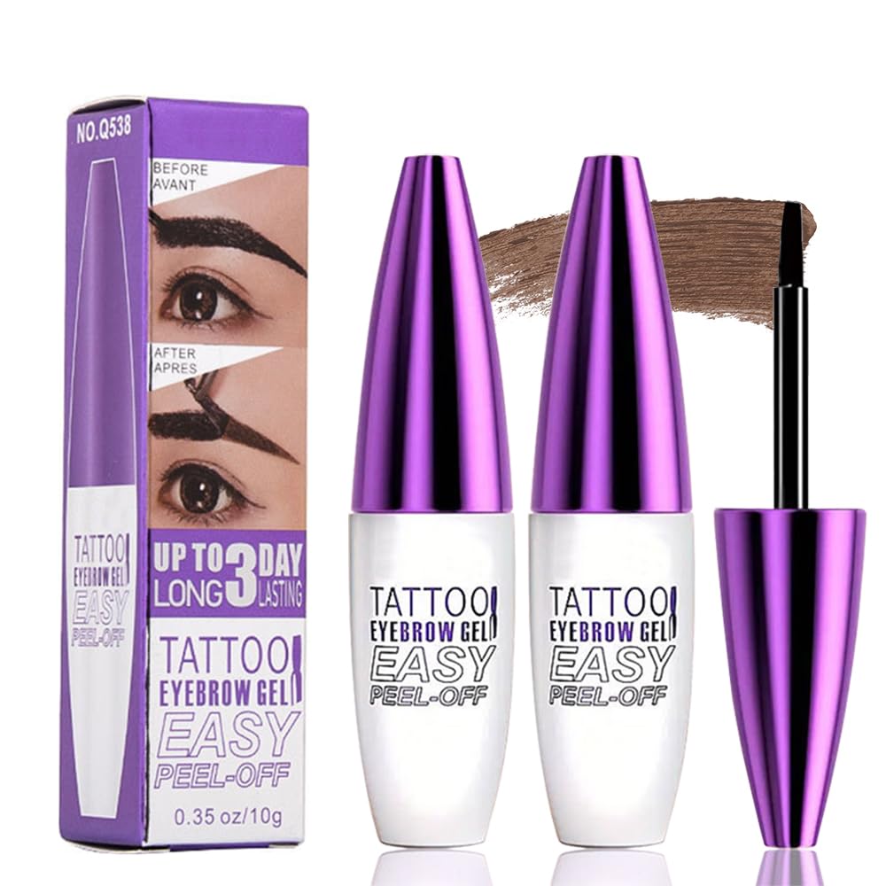 GHFCZOO gel teint sourcils brun foncé pour une definition naturelle