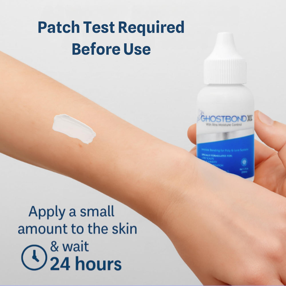 GHOSTBOND XL sans latex et sans solvants agressifs pour peaux sensibles.