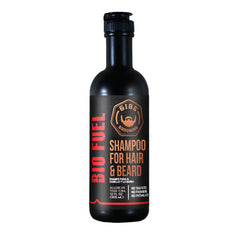 GIBS Bio Fuel Shampoo: bouteille prête pour nettoyer cheveux et barbe.