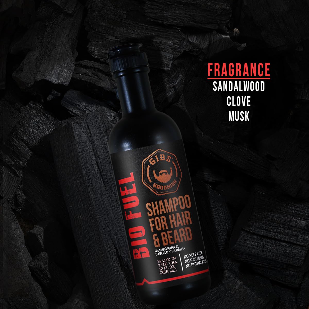 GIBS Bio Fuel Shampoo texture crème légère prête à hydrater.