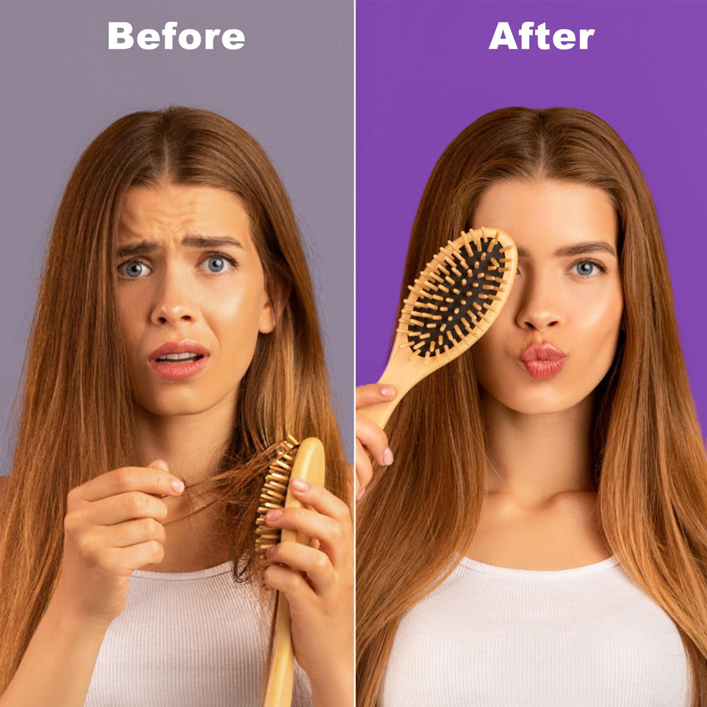 GIFBEA Boîte Cadeau Violet — emballage élégant, cadeau idéal pour les soins capillaires