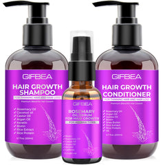 GIFBEA Shampoing Romarin Bouteille — nettoyage en douceur et préparation des cheveux