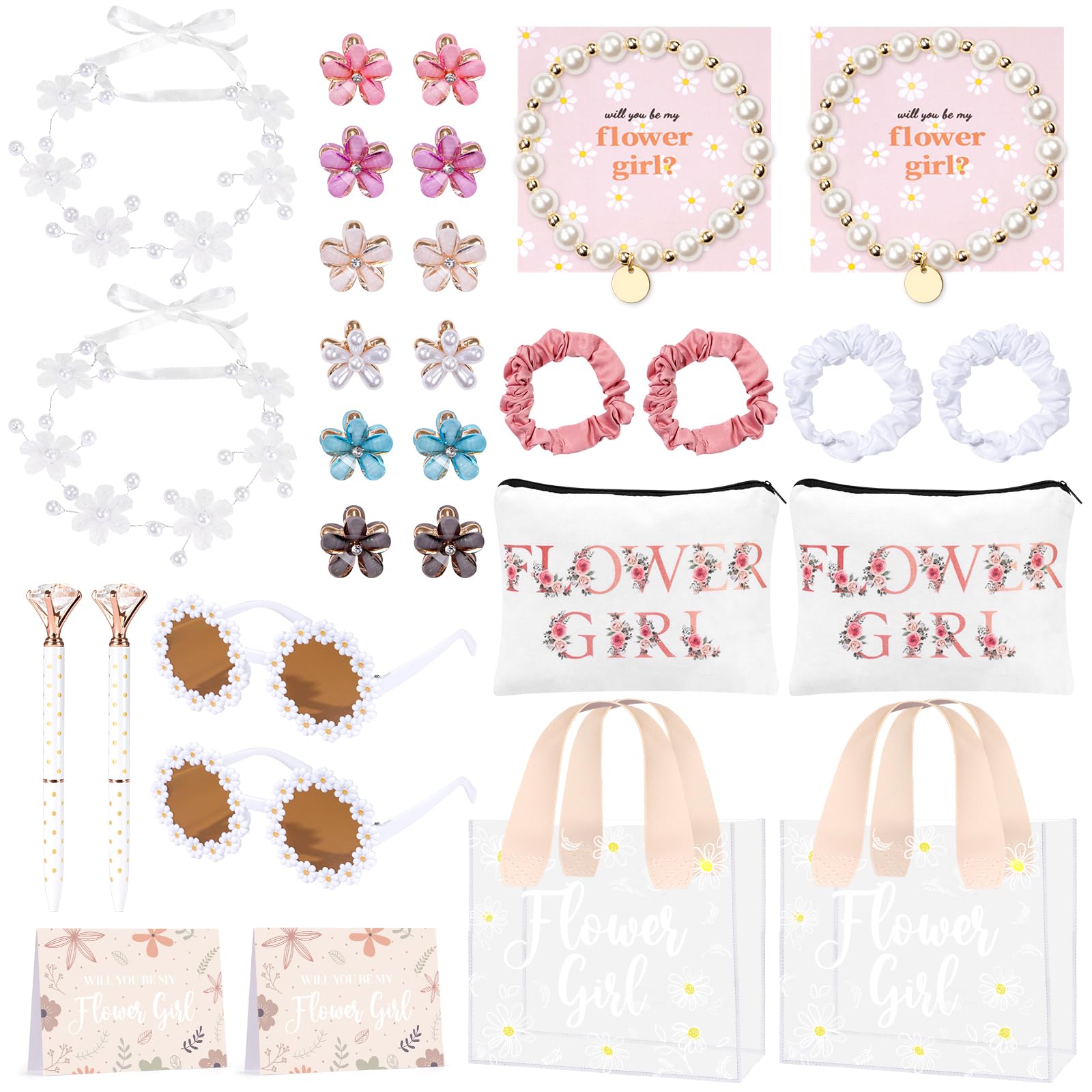 GiftSketch coffret-fille-dhonneur: coffret élégant prêt à offrir à deux fillettes