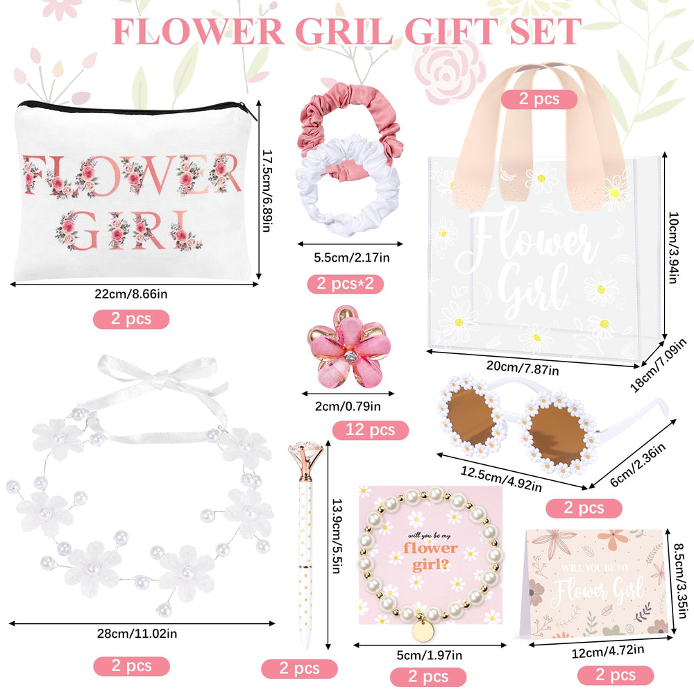 GiftSketch sacs-fille-fleurs: sacs pratiques pour transporter collations et surprises