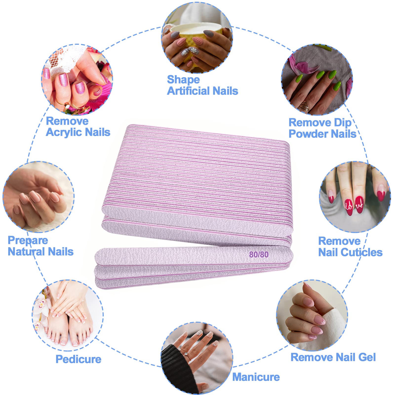 GigaGround lime à ongles 80-80 lavable et facile à nettoyer