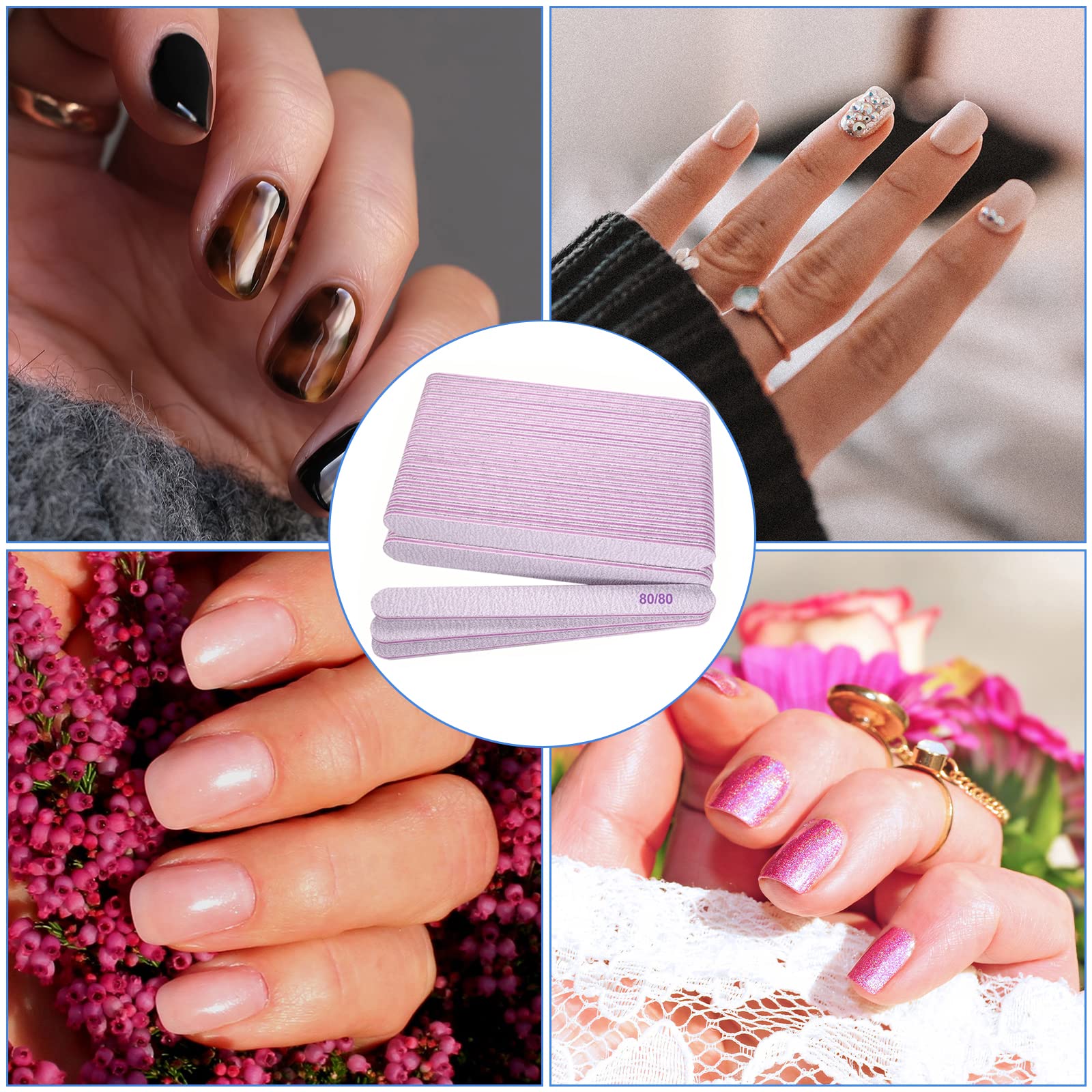 GigaGround lime à ongles 80-80 sans odeur, sécurité pour peau et ongles
