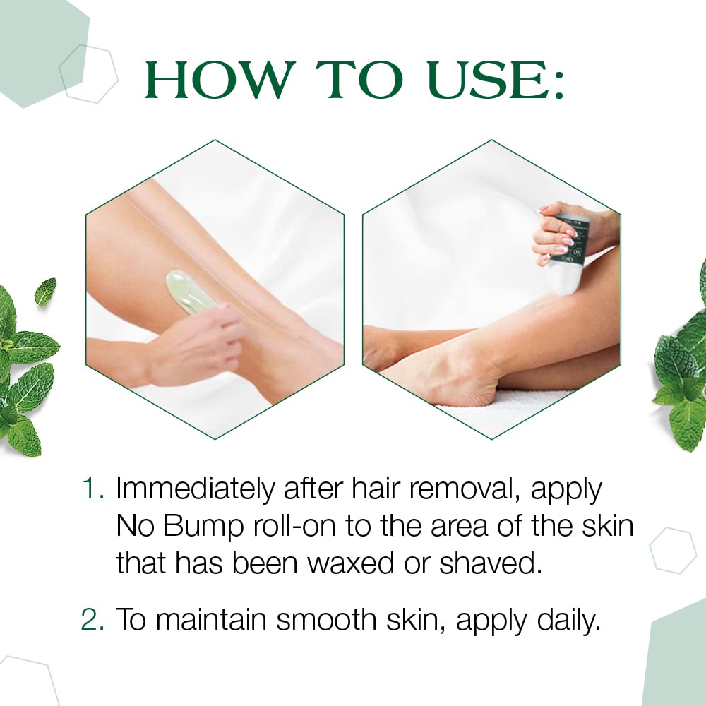 GiGi No Bump Roll-On idéal après épilation ou rasage, pour peau sensible.