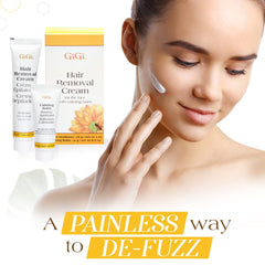 Formule concombre et aloe vera qui apaise pendant le soin GiGi.