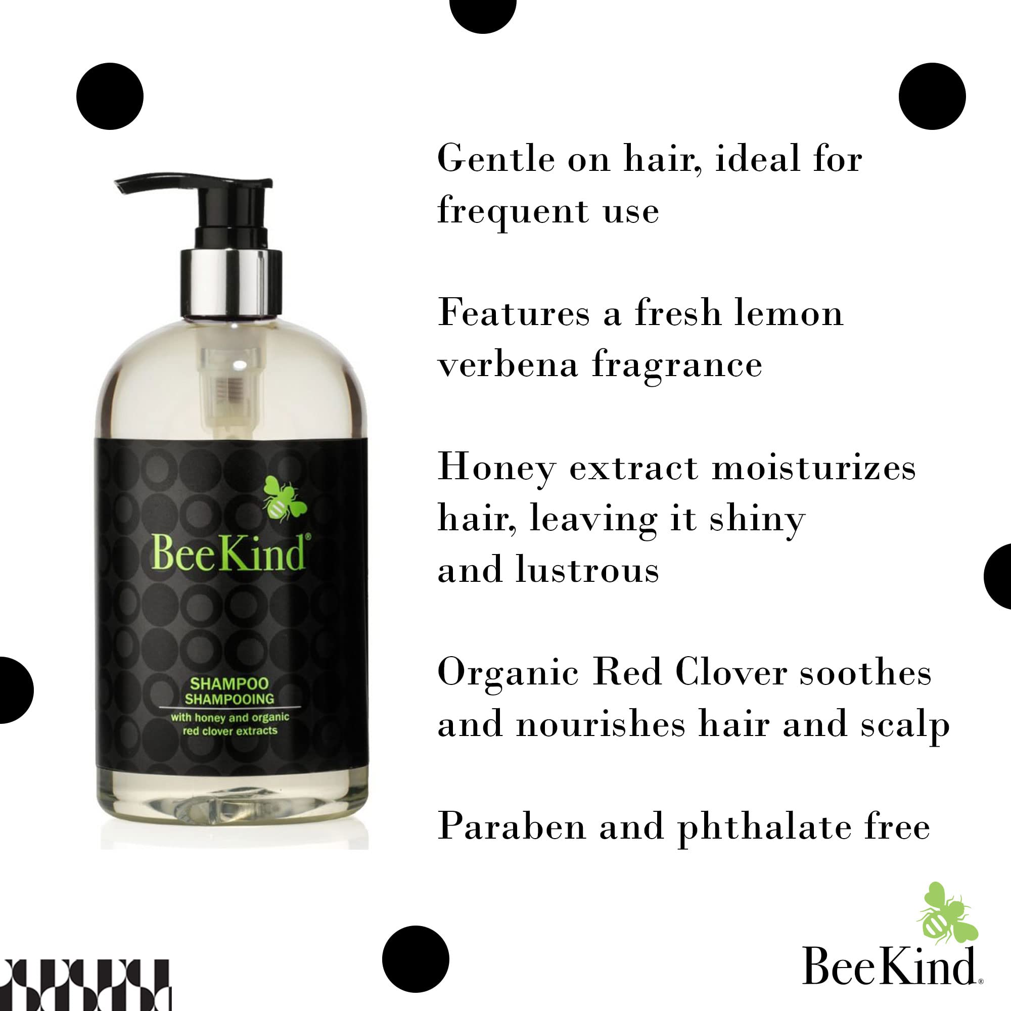 Shampoing BeeKind Gilchrist & Soames – mousse riche et nettoyage en douceur.