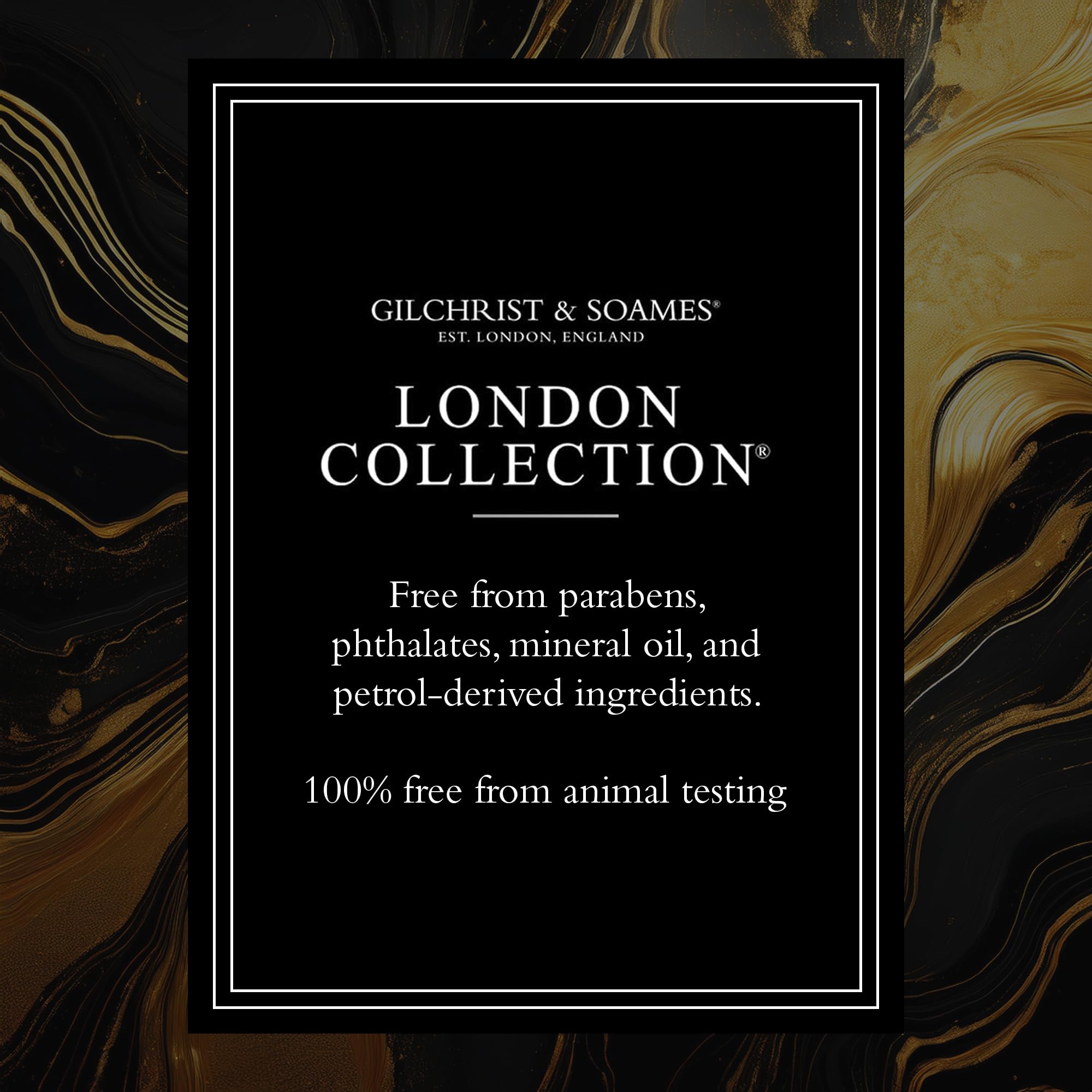 Gilchrist & Soames London Collection Shampooing: notes ambre, parfum durable et sensation de propreté.