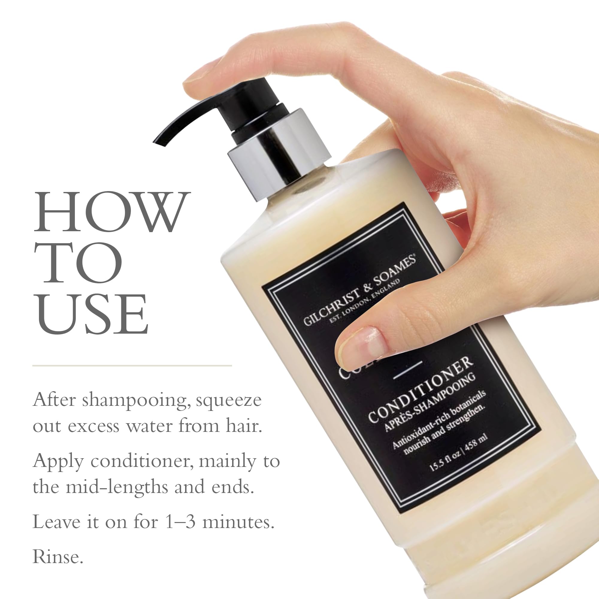 Gilchrist & Soames London Conditionneur: approche éthique et respectueuse de l’environnement.