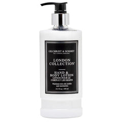 Gilchrist & Soames London, flacon pompe, hydratation longue durée pour mains et corps.