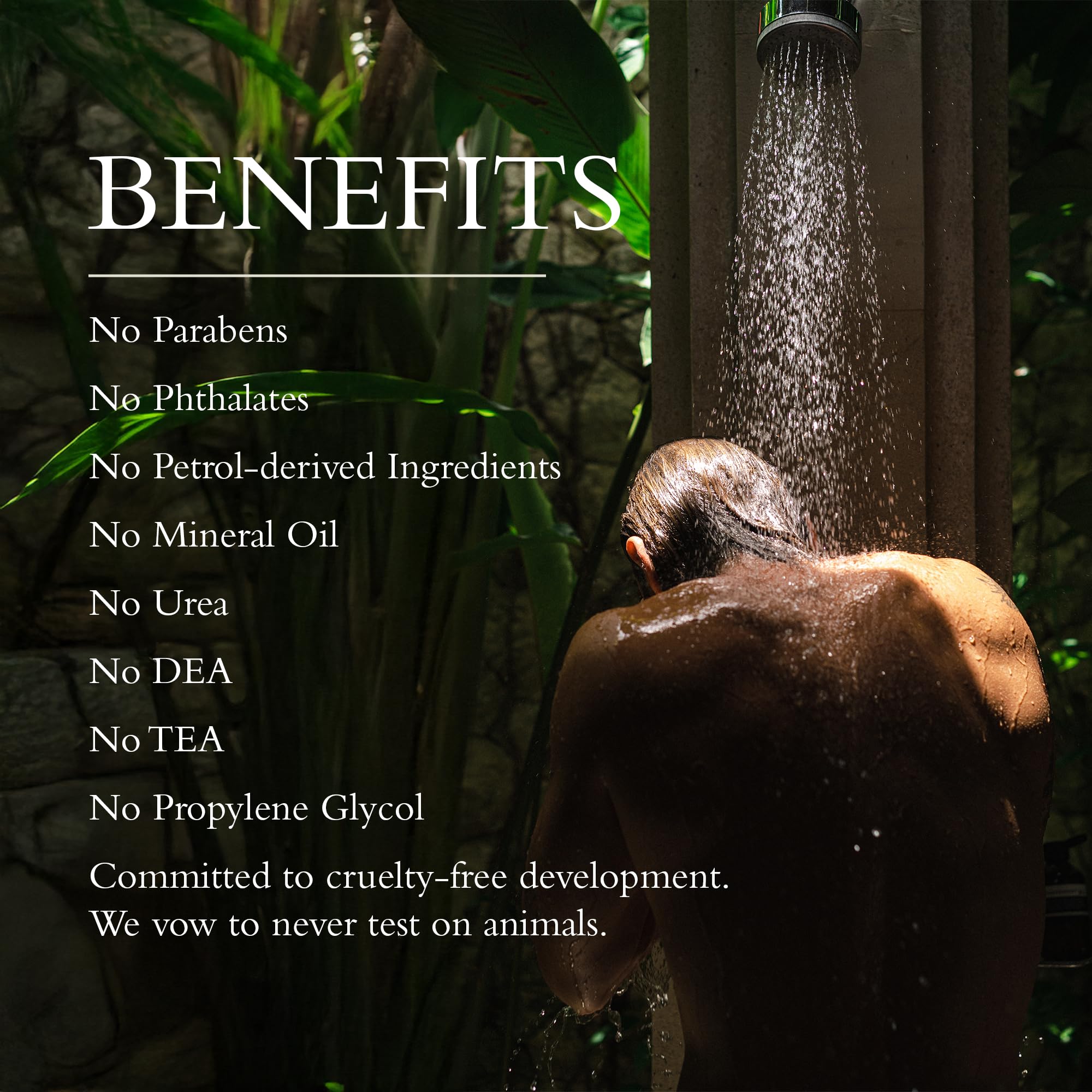 Gilchrist & Soames Zero% Gel Douche – hydratation durable grâce à des humectants naturels.